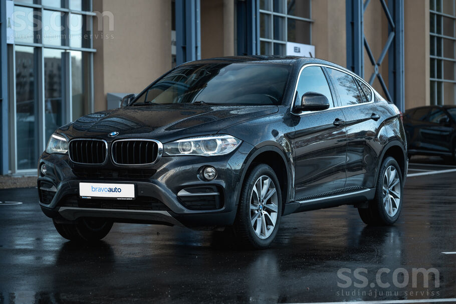 Bmw X6 X-drive 30D 190kW/258zs.
Pārbaudīts nobraukums, Pieejama Dna atsk