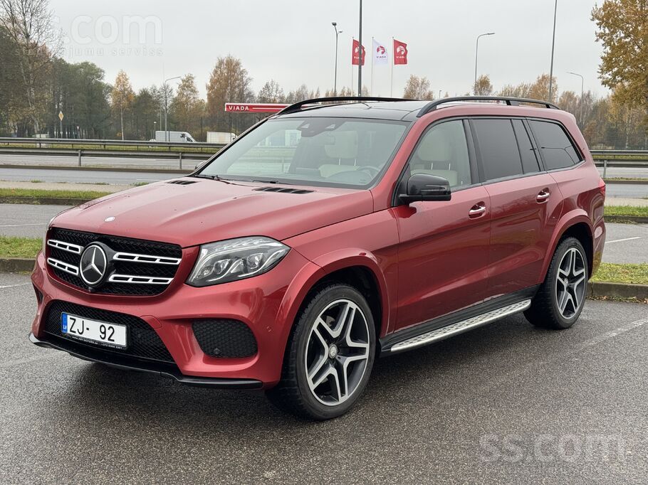 Mercedes-Benz Gls 350d 4Matic Amg ar bagātīgu aprīkojumu un nevainojamu tehn