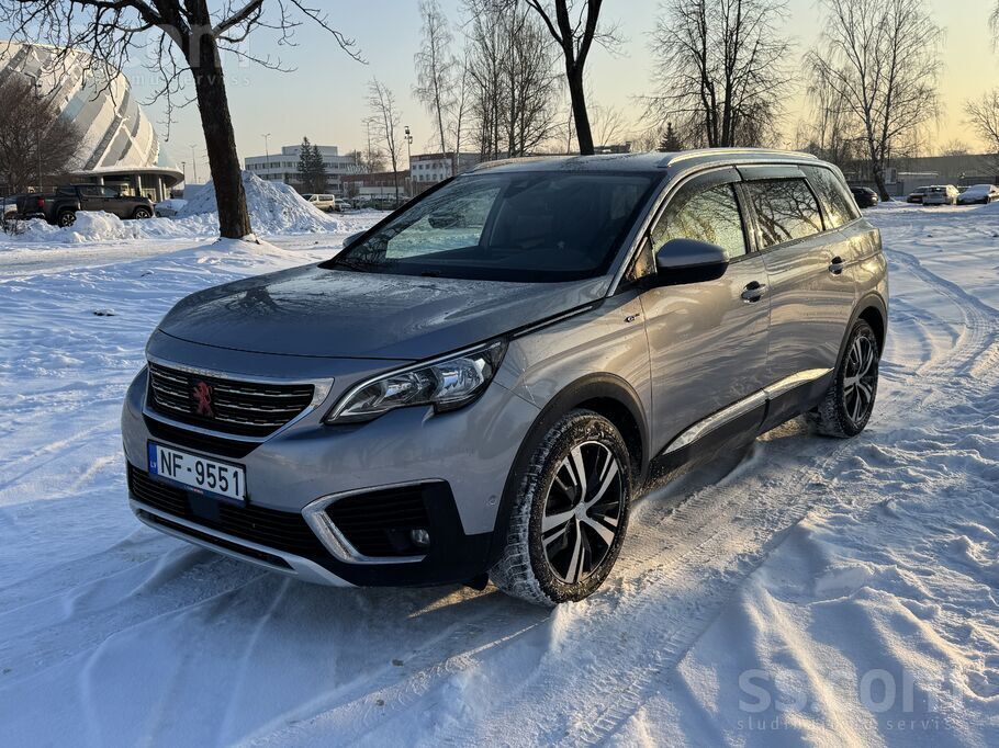 Peugeot 5008 GT 1.5d, 96kw. Auto labā stāvoklī. Noskrējiens 268tkm, 100% pat
