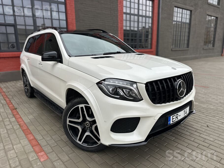 Mercedes Benz Gls350D Amg pakotne, Designo, tehniski nevainojamā stāvoklī, ļ