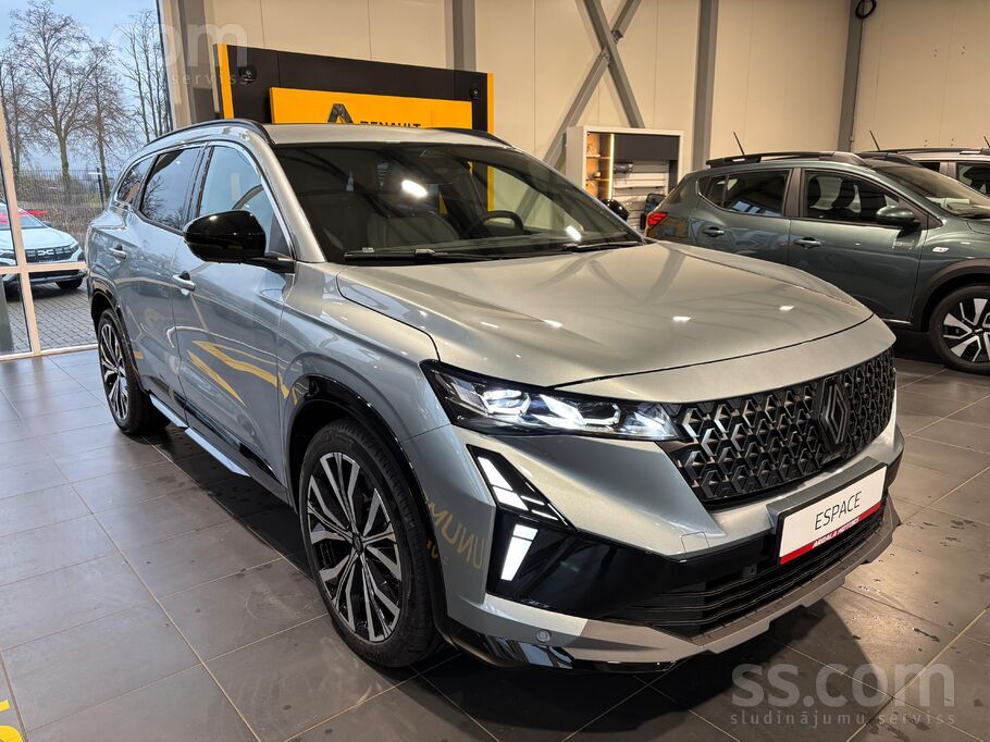 Jauns jaunākais Renault Espace iconic full hybrid E-Tech 200 5-seat. Ļoti el