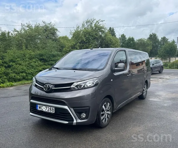 Toyota Pārdod pasažieru Toyota Proace , jauna tehniskā ap
