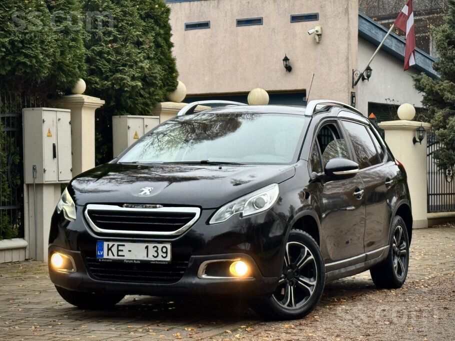 Peugeot 2008, automats, benzins gaze, 2015 Gads.
Teicama tehniska un vizua