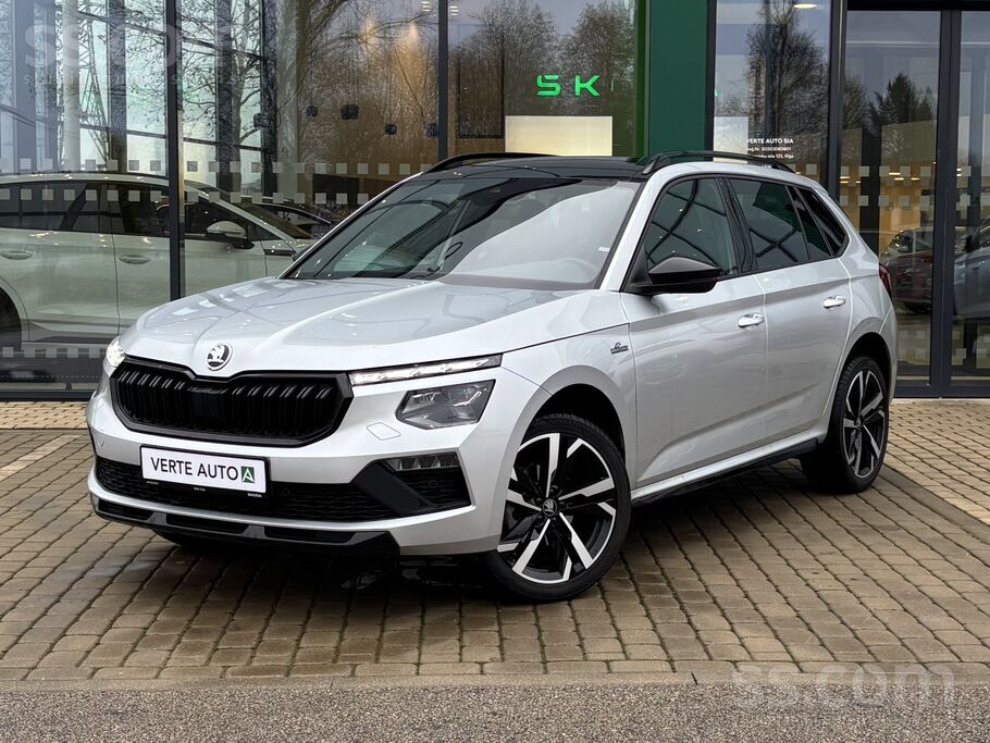 Skoda Kamiq FL Monte Carlo 1.0, 85kW/115zs ar automātisko ātrumkārbu. Cena a