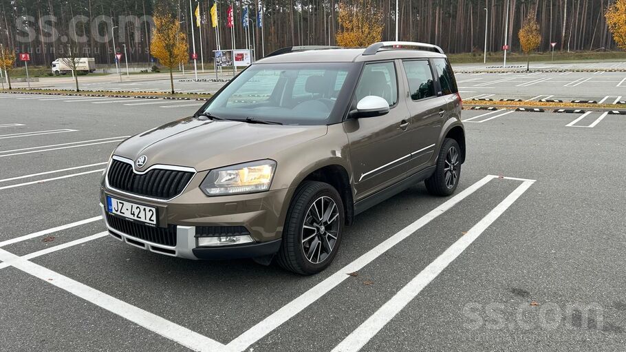 Pārdod praktisku auto Skoda Yeti 2.0 dizelis, ar manuālo kārbu, 81kW. Pirkts