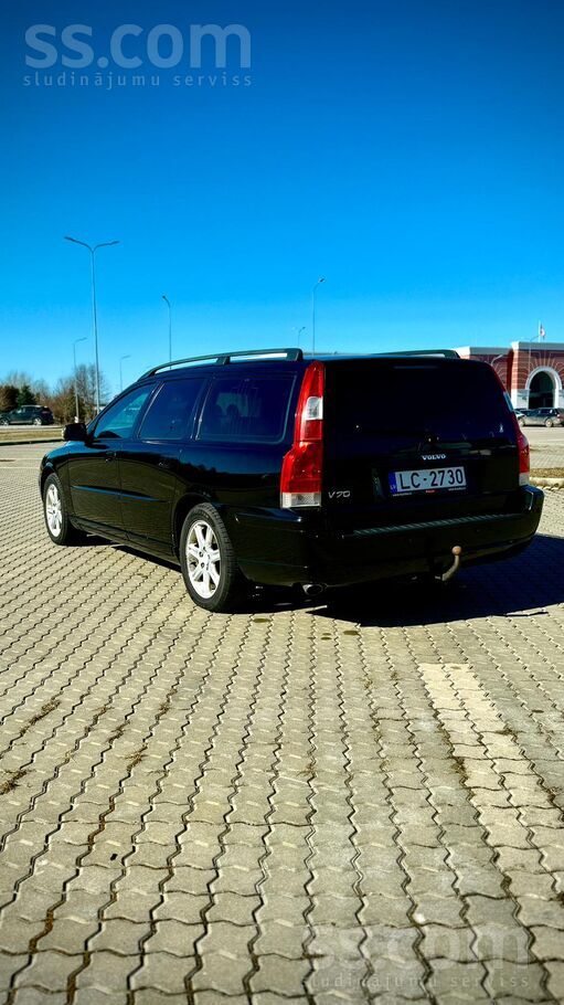 Volvo Melns Volvo V70, 2007. gads, 2.4, 136 kW, automāts