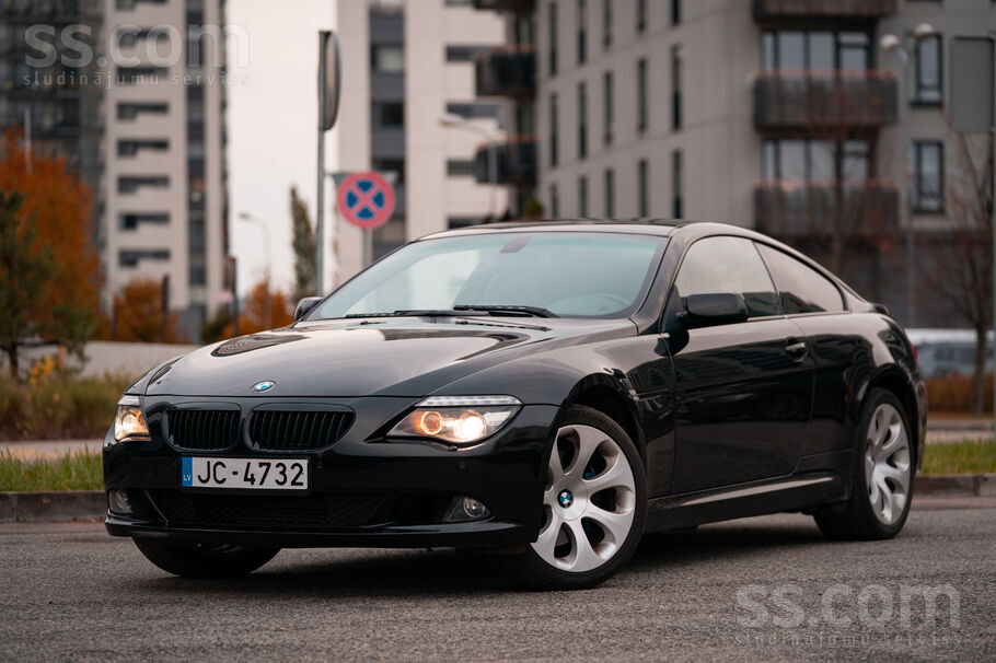 BMW 635D 2008.
300+hp 600+nm
Black Sapphire Metallic 
Dakota Leder Chatea