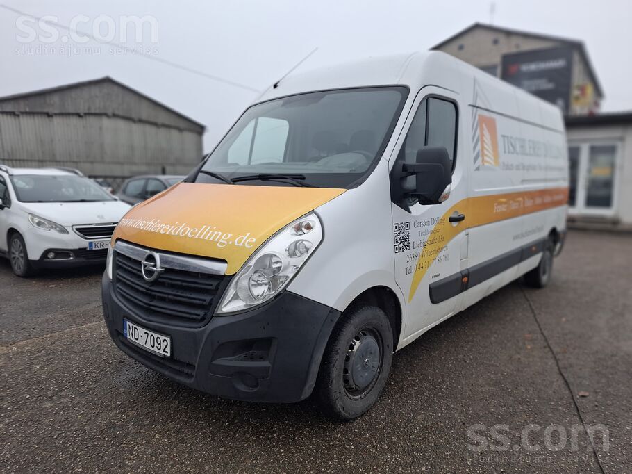 2010g. Opel Movano L4H2, 
TA līdz 06.07.2026., 
2.3 Diesel 92 Kw/125Zs,