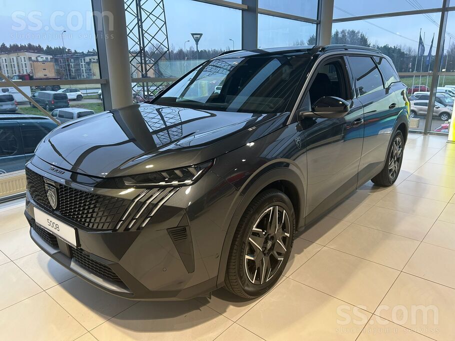 Jauna automašīna. Peugeot 5008 GT komplektācija Hybrīds, 7 vietas. Garantija