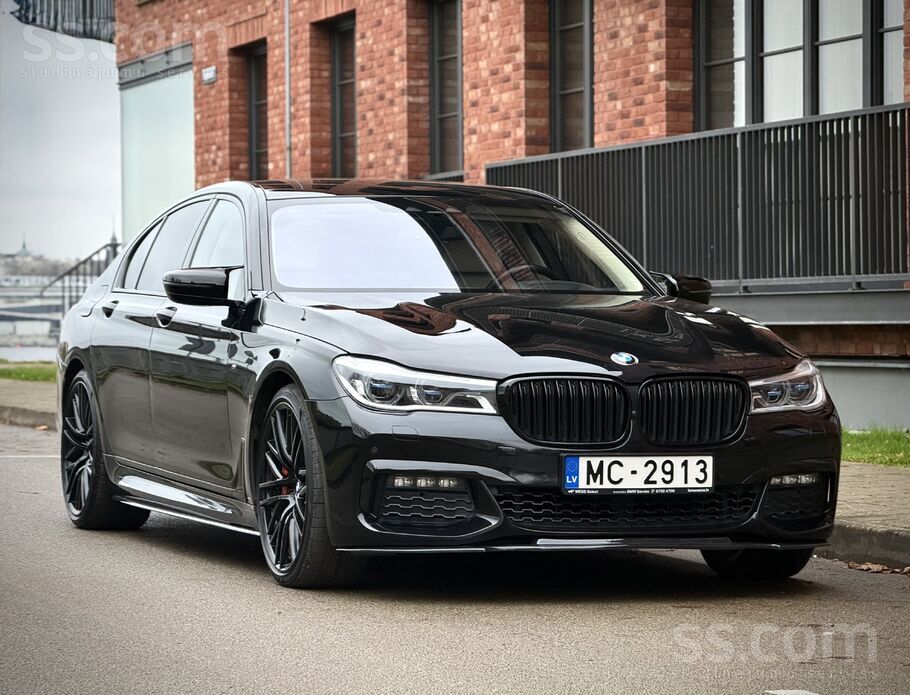 Tiek pārdots BMW 750i xDrive M-Pack G11, 4.4 benzīns - 330kw - 449z/s.