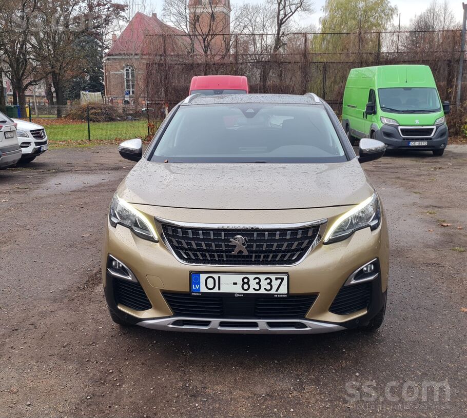 Skaists auto tiko ievests no Francijas. Peugeot 3008 Crossway 1, 5 dīzelis a