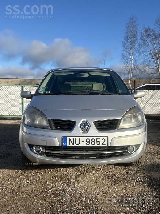 Renault Grand Scenic. Lieliskais stāvoklis. 2009. gads. 1, 5 Tdi. 7 vietas.