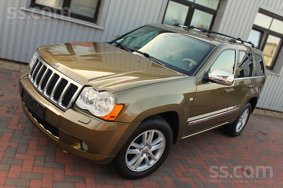 Jeep Grand Cherokee 3.0Crd Overland
- Ādas salons
- parkošanas sensori