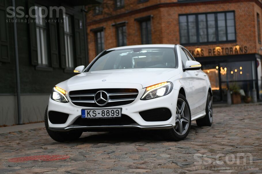 Ļoti kopts un saudzīgi lietots Mercedes-Benz C-Class, tīrs, glīts un pilnībā