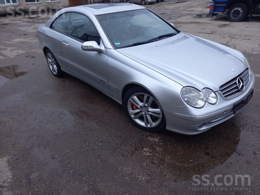 Pārdod Mercedes benz clk240, ievests no Vācijas, labā stāvoklī, dzinējs 2.6l