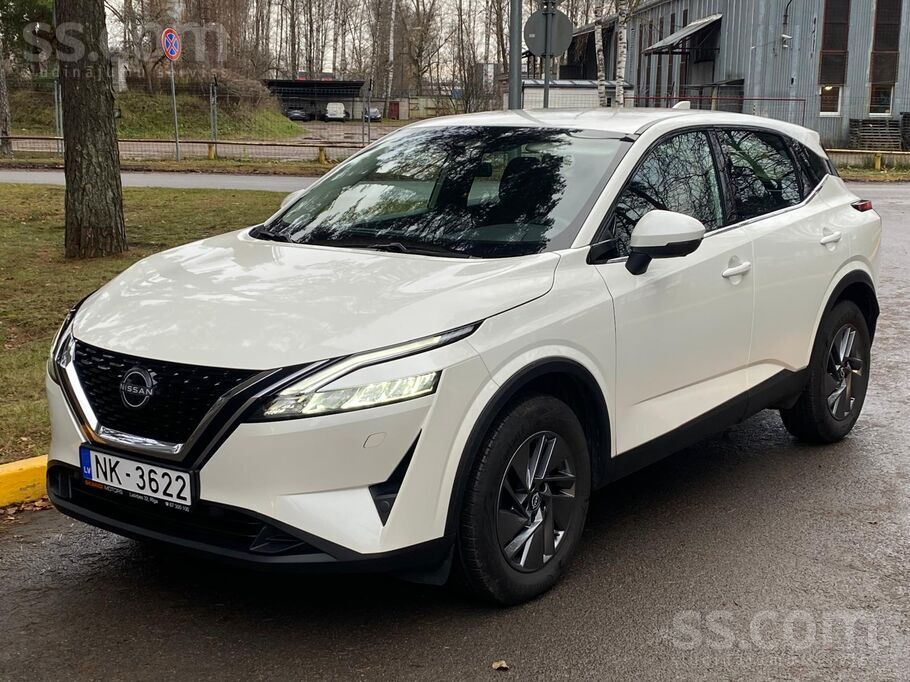Nissan qashqai, jauna TA līdz 02.2027, orģināls 54tūkst/km nobruakums, ekono