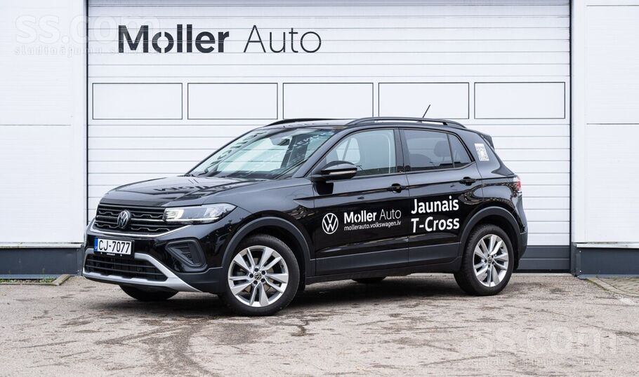 VW T Cross 1.5 Tsi (150 zs) ar automātisko pārnesumkārbu. Cena ar Pvn.
Aut