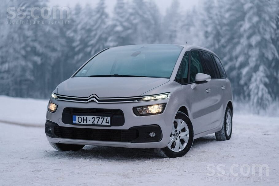 Pārdodu Citroen C4 Picasso, ar benzīna dzinēju. Labā tehniskā un vizuālā stā