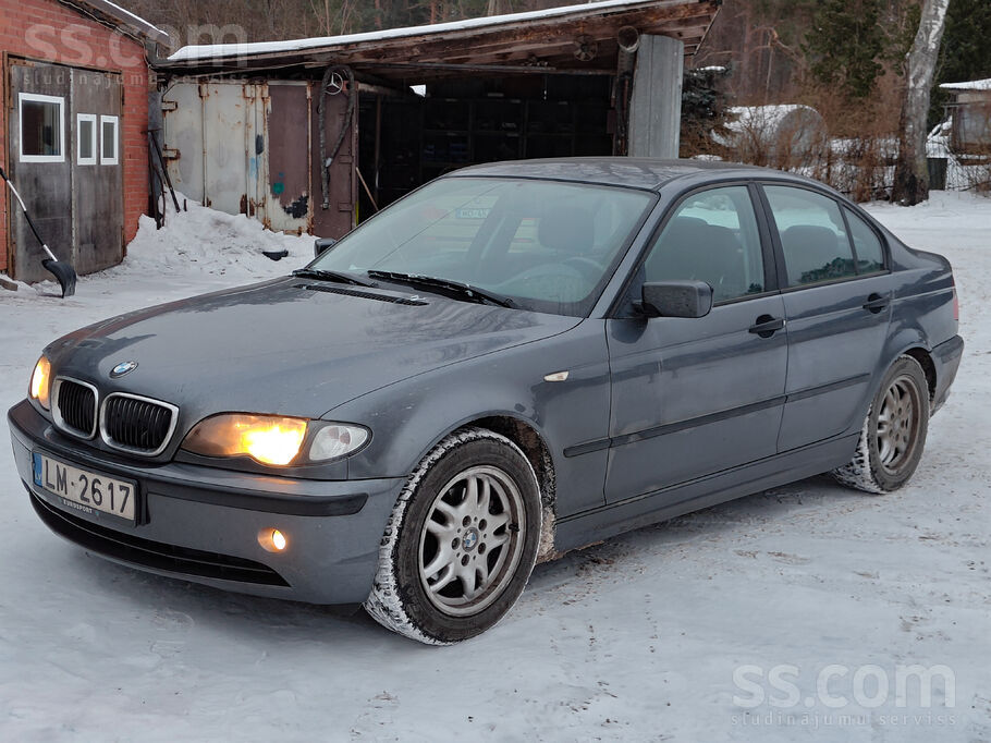 BMW Pārdodu vai mainu BMW E46 318d manuāli. Jauna TA (