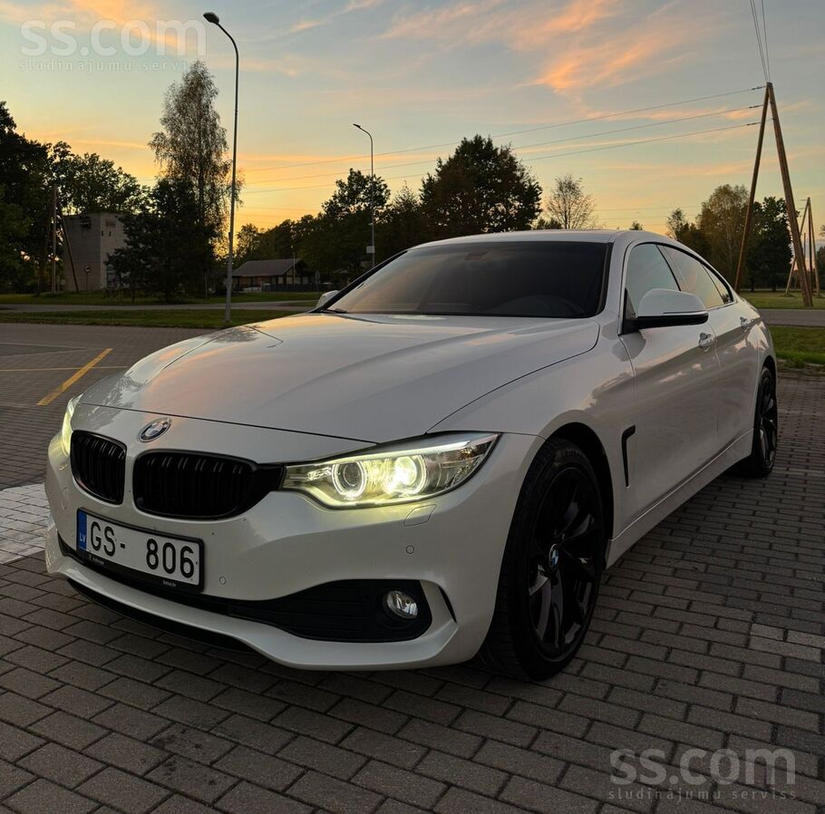 BMW 4 Gran Coupe Facelift 2.0 110 kw motors, automātiskā ātrumkārba. 

Aut
