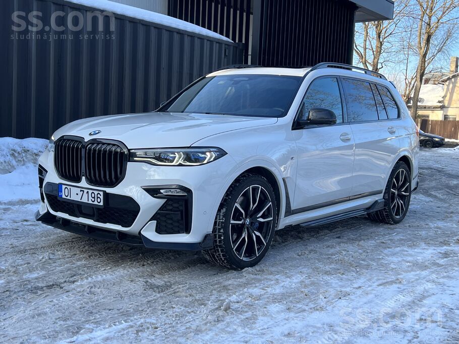 BMW X7 Xdrive 4.0D M-Sport Individual 6 vietas
Auto labā tehniskā un vizu