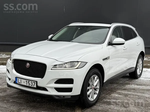 Jaguar F-pace Automāts. 2.0D 132Kw. Noskrējiens 152tkm, 100% patiess. Tikko