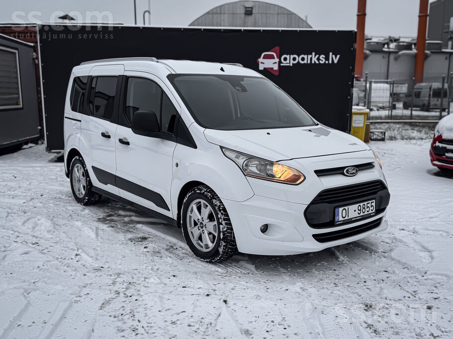 Ford Transit Connect. Svaiga TA, samaksāts ceļa nodoklis par 2026g. 5 vietas