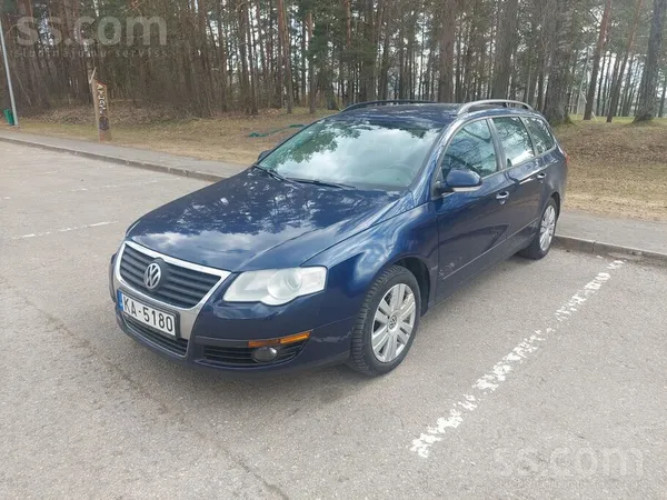 Volkswagen Ekonomisks un ērts passat b6 2.0 Tdi 103 KW. Ekolo