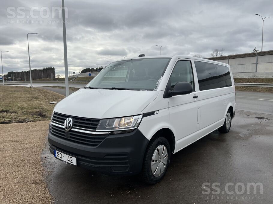 Tiek pārdots uzticams VW Transporter T6.1. Garā bāze ar 9 sēdvietām. Aprīkot