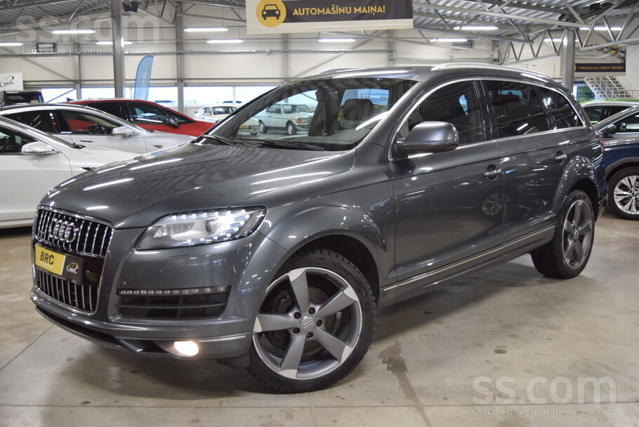 Audi Q7 Quattro 4.2 Tdi. 2014. gada. 4.2l dīzelis, 250 Kw (340 Hp)

Par ie