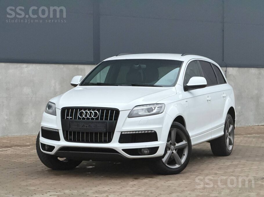 Audi Q7 3.0d 180kw S-Line Plus Final Edition Shadowlain Laba komplektacija.