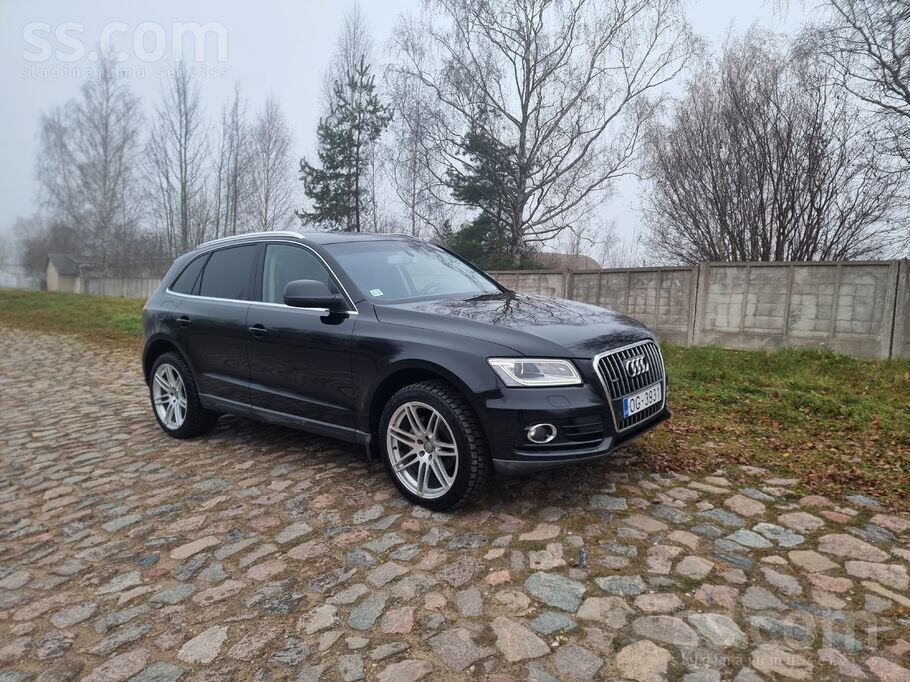 Audi Q5 Facelift. S-Line Quattro 2.0Tdi, 130kw, oriģinālās noskrejiens, pier