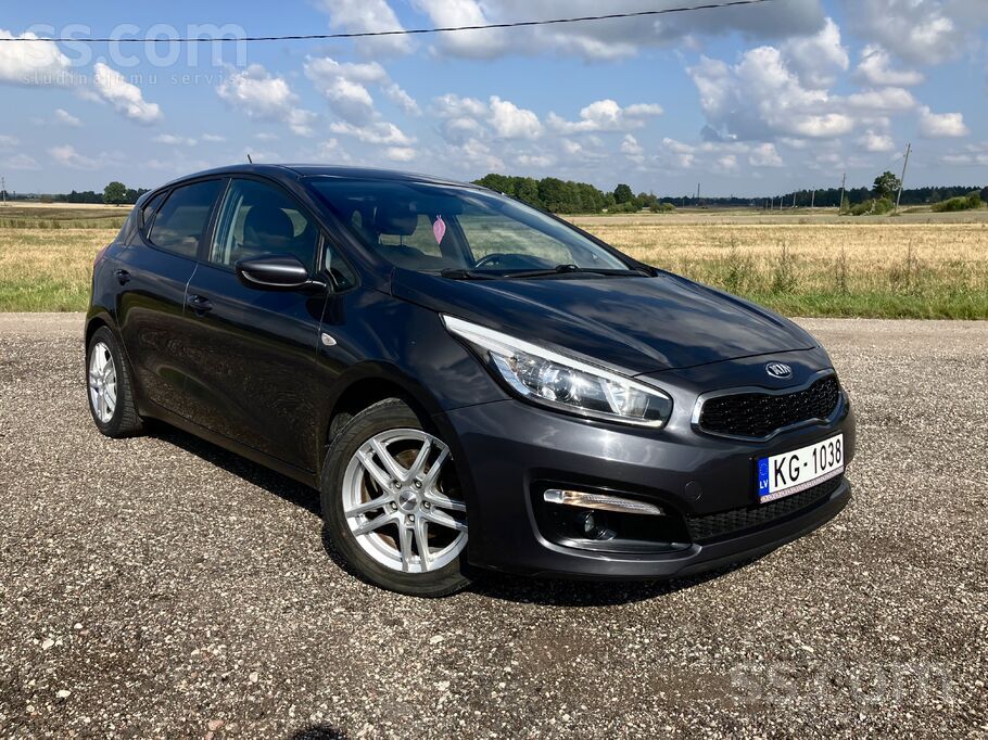 Kia Cee’D 1.4i, 74kW, 2016.gada, nobraukums 164 800 km .
Ļoti labā tehniskā