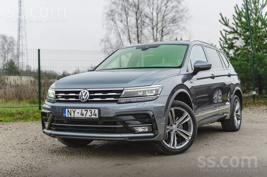 Volkswagen VW Tiguan R-line Allspace, 2.0l benzīns, automāts.
