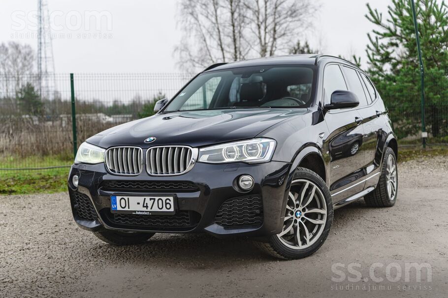 BMW BMW X3 Xdrive30d M-Pack, 2016. gada. 3.0l dīzelis,