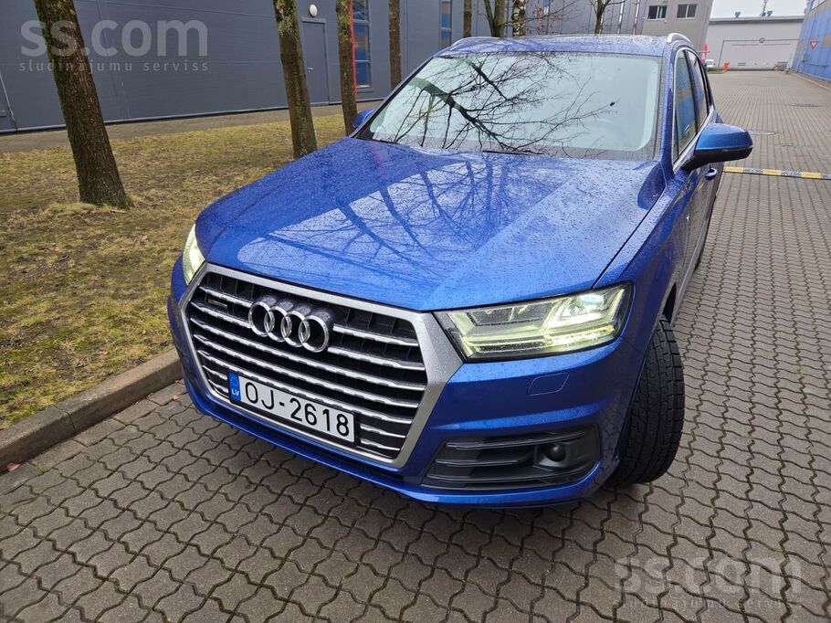 Audi Q7 S-Line, 3, 0 Tdi. Iegātāta Moller Auto Rīga. Viens īpašnieks.
Serv