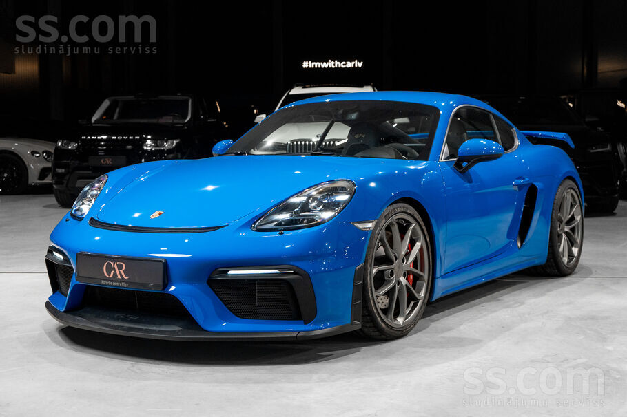 Porsche Cayman Gt4 Club Sport 313kW. Cena ar 21% Pvn. Auto teicamā tehniskā