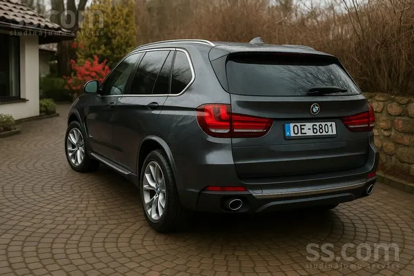 BMW BMW X 5, Xdrive 25D, 2015 g, Sophisto darck black 