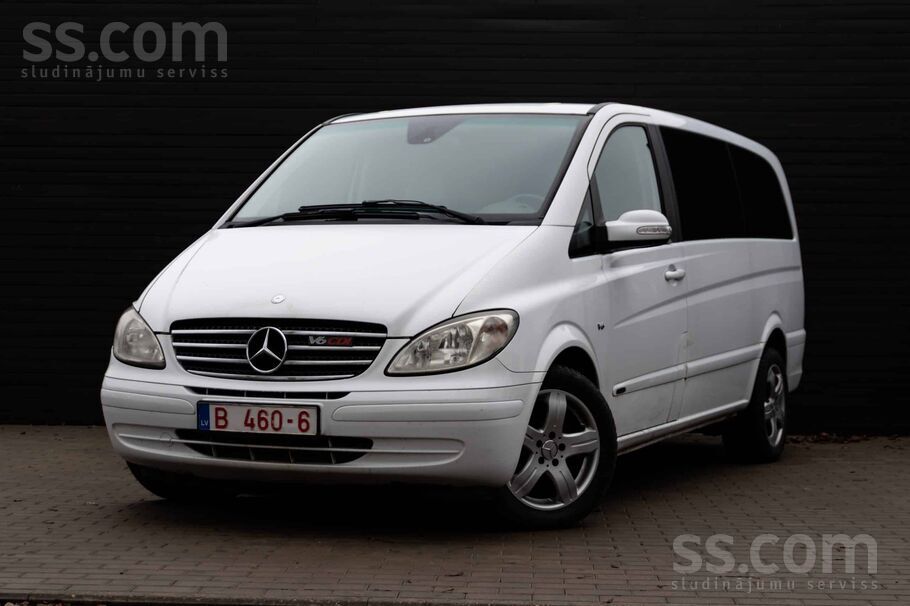 Mercedes Viano 2010. gada modelis ar 3.0 litru dīzeļa dzinēju un automātisko