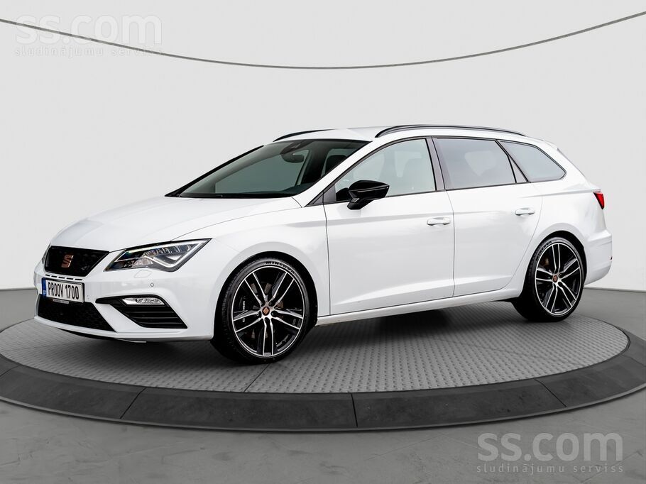 Pārdod Seat Leon ST Cupra 300 HP pilnpiedziņas modeli, bagātīgs papildu aprī