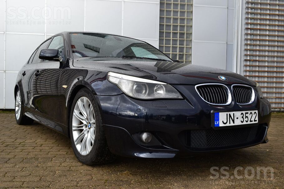 Bmw e60 525i sedans, automāts, oem Mpack, elektriski komforta ādas recaro sē