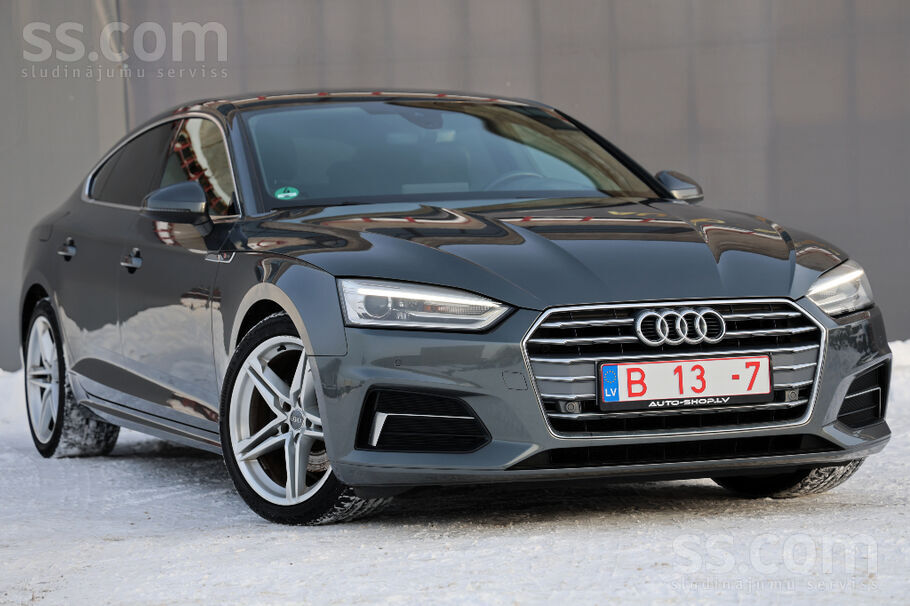 Audi Audi A5 Sportback S-Line 2.0Tdi Automāts. 2017G. I