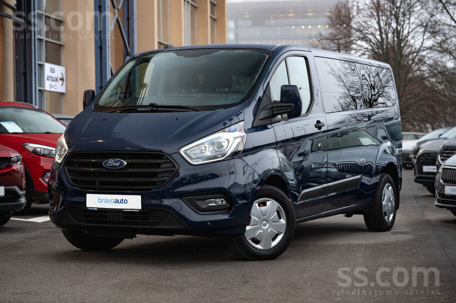 Ford Transit Custom 2.0 129zs; Bravo Auto garantija 12 mēneši; Servisa vēstu