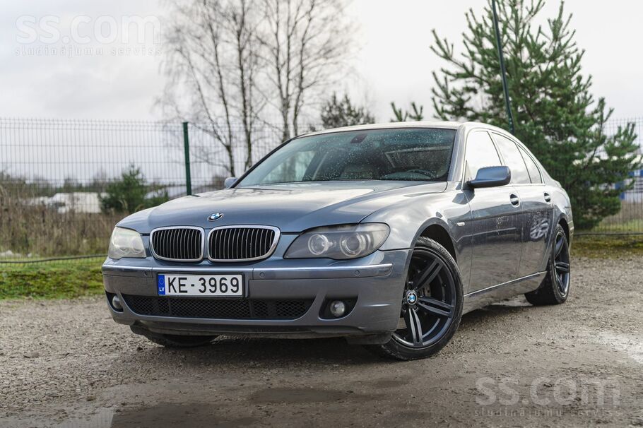 BMW 740i, 2008. gads. 4.0l benzīns/gāze, automāts.
Tehniskā apskate: 03.20