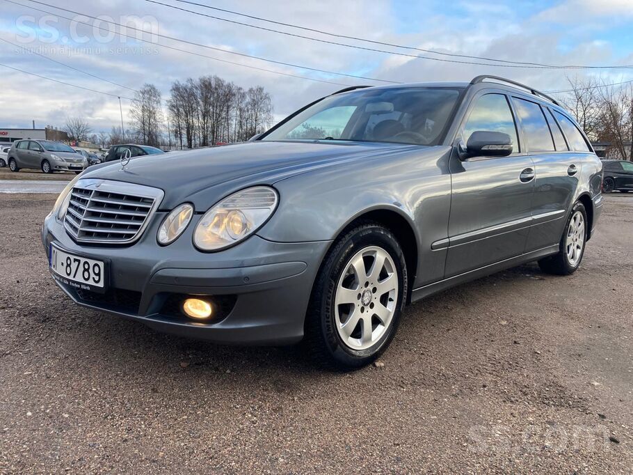 Tikko no Vācijas. Pārdodam labi nokomplektētu Mercedes-Benz E200 Cdi, rindas