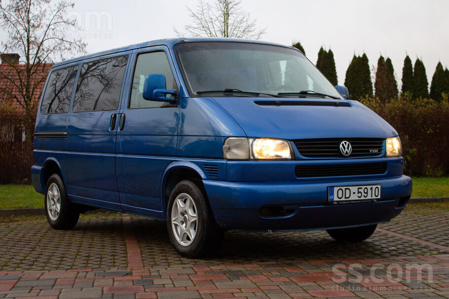 Pārdodu VW T4 Multivan 2.5tdi (75Kw/102Zs) 7 sēdvietas
Izieta tehniskā apsk