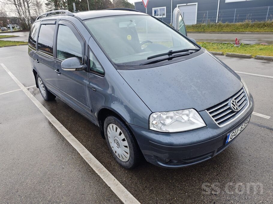 Volkswagen VW Sharan 1, 9 Tdi 85kw (115zs) 7 vietas, ar manuā