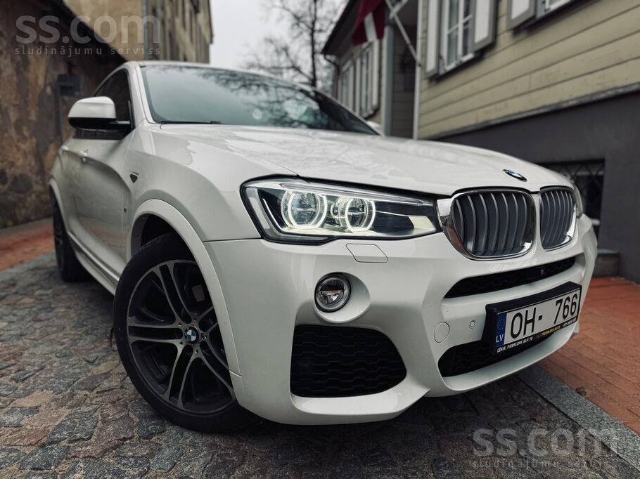 Garantija - No Francijas BMW X4 M-pax -190kw/258zs teicamā tehniskā un vizuā