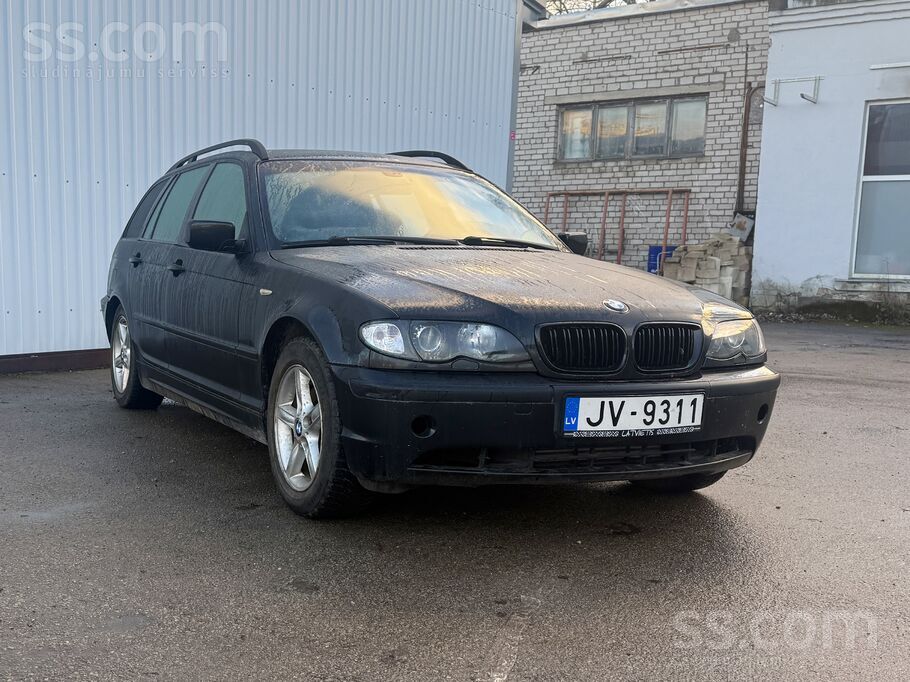 BMW Tiek tirgots labs 320d E46 ar 6 pakāpju manuālo kā