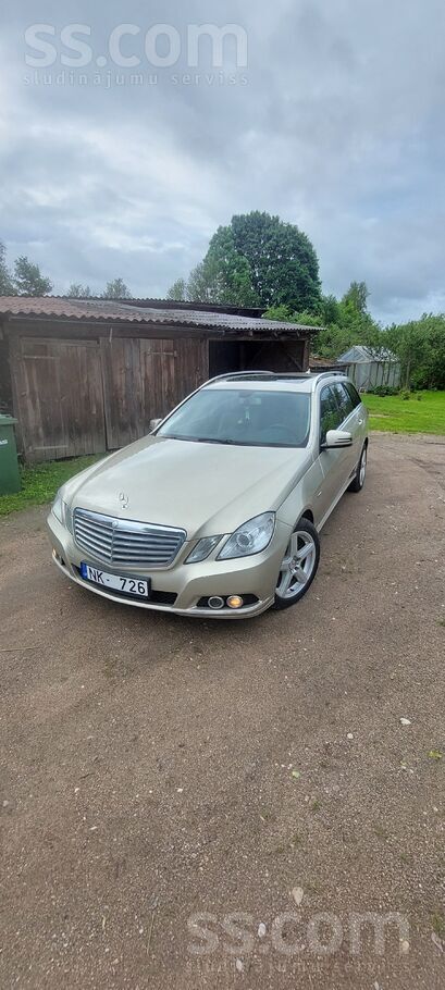 Mercedes Benz E200 ar 2.1 dīzeļmotoru. Tiko izieta jauna tehniskā apskate ar